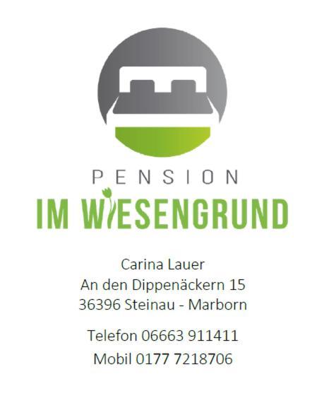 Pension Im Wiesengrund Steinau Marborn Steinau an der Straße Exterior foto